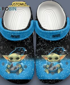 Baby Yoda And Carolina Panthers NFL Sport Classic Crocs