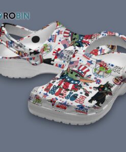 Baby Yoda Star Wars American White Classic Crocs