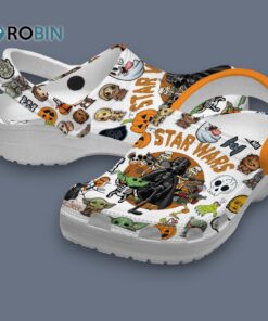 Baby Yoda Star Wars Cartoon Happy Halloween Classic Crocs