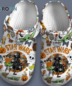 Baby Yoda Star Wars Cartoon Happy Halloween Classic Crocs