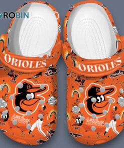 Baltimore Orioles MLB Orange 3D Printed Crocs