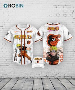 Baltimore Orioles MLB x Naruto Baseball Jersey Shirt Style Editions Limited