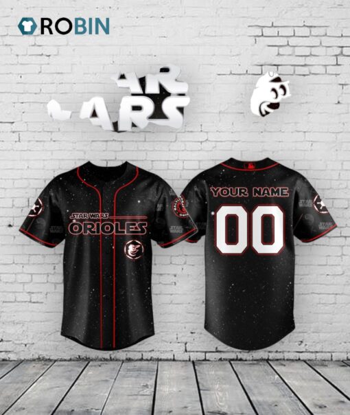 Baltimore Orioles MLB x Star Wars Night Special Edition Baseball Jersey Shirt Style 2025