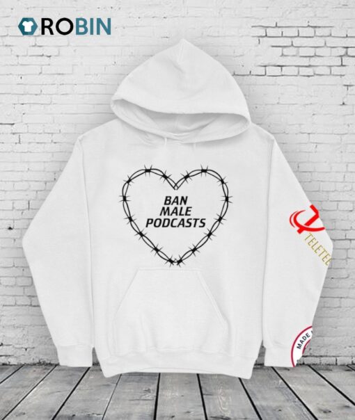 Ban Male Podcasts Heart Chains Shirt