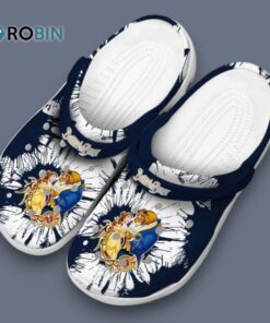 Beauty And The Beast Splatter Graphics Classic Crocs Beauty And The Beast Splatter Graphics Classic Crocs