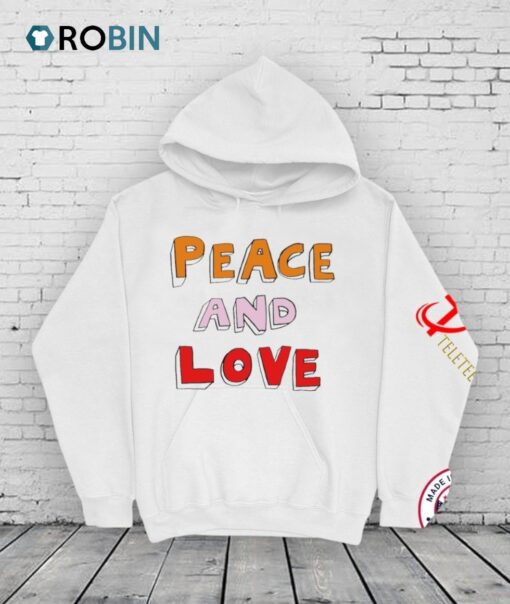 Bella Freud Peace And Love Shirt