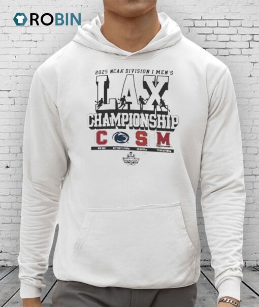 Big Red Penn State Syracuse Maryland Ncaa Di Men’s Lacrosse Championship 2025 Shirt