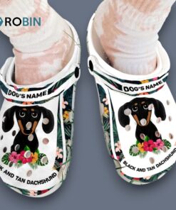 Black and Tan Dachshund Classic Crocs