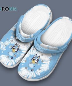 Bluey Splatter Graphics Classic Crocs Bluey Splatter Graphics Classic Crocs
