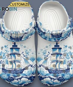 Boat Artwork Classic Crocs