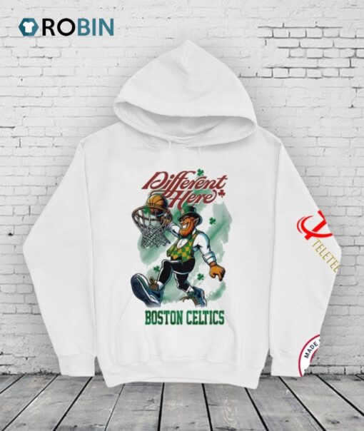 Boston Celtics Different Here Mascot Shirt