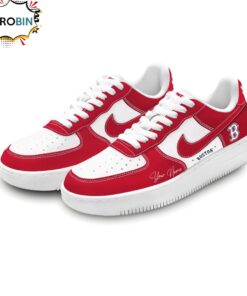 Boston Red Sox Customized Air Force Sneaker Shoes