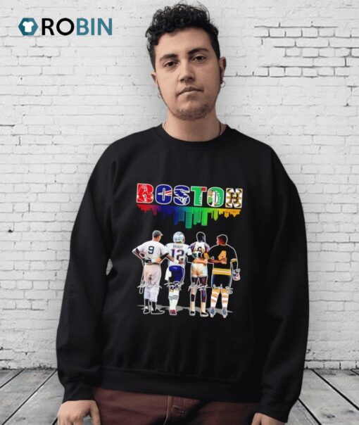 Boston Skyline Sports Player Shirt