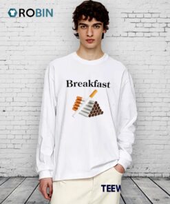 Breakfast Cigarette Shirt Breakfast Cigarette Shirt