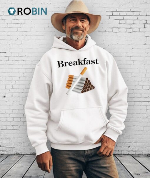 Breakfast Cigarette Smoking Shirt