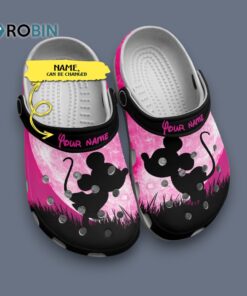 Breathable Night Shoes Love Yourself Personalized Mickey Mouse Clogs