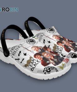 Breathable White Shoes House Of The Dragon Movie Classic Crocs