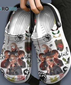 Breathable White Shoes House Of The Dragon Movie Classic Crocs