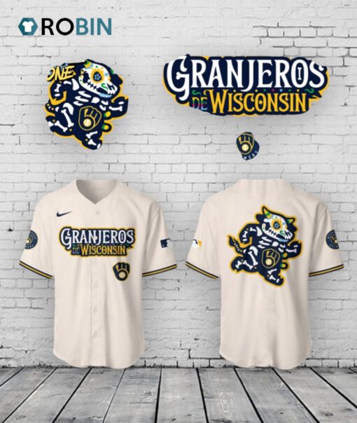 Brewers Baseball Limited Granjeros de Wisconsin 2025 Baseball Jersey Shirt Style