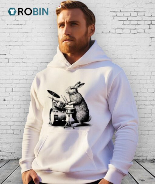 Bunny Rabbit Drummer Vintage Shirt