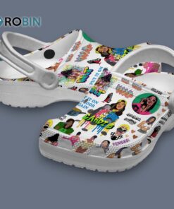 Cardi B Rapper Music Wap White Classic Crocs