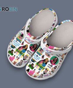 Cardi B Rapper Music Wap White Classic Crocs