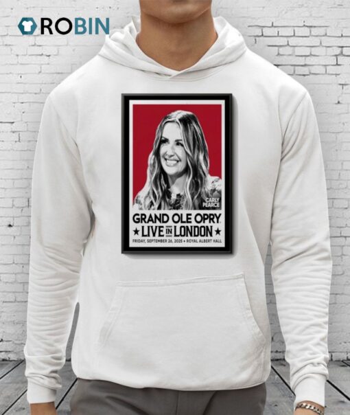 Carly Pearce Sep 26 2025 Royal Albert Hall London Event Poster Shirt
