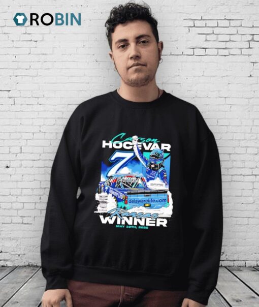 Carson Hocevar Kansas Winner Shirt