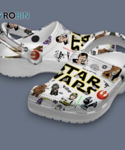 Charactors Star Wars Movie White Classic Crocs