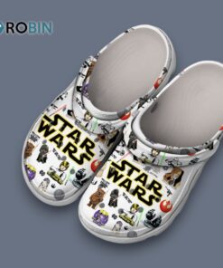 Charactors Star Wars Movie White Classic Crocs