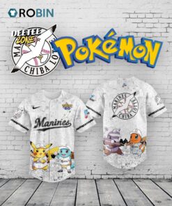 Chiba Lotte Marines x Pokémon Go 2025 Limited Edition Baseball Jersey Shirt Style