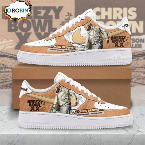 Chris Brown Summer Walker Air Force Sneaker Shoes Limited Edition