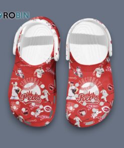 Cincinnati Reds MLB Team Clogs Shoes For Kids & Adults