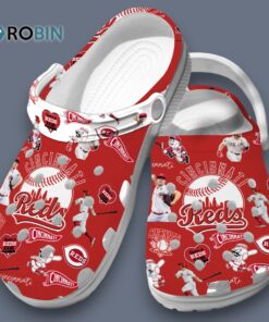 Cincinnati Reds MLB Team Clogs Shoes For Kids & Adults Cincinnati Reds MLB Team Clogs Shoes For Kids & Adults