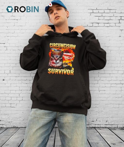 Circumcision Survivor Cat Shirt