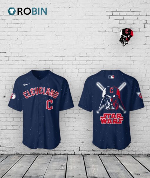 Cleveland Baseball Limited Cleveland x Star Wars 2025 Navy Baseball Jersey Shirt Style