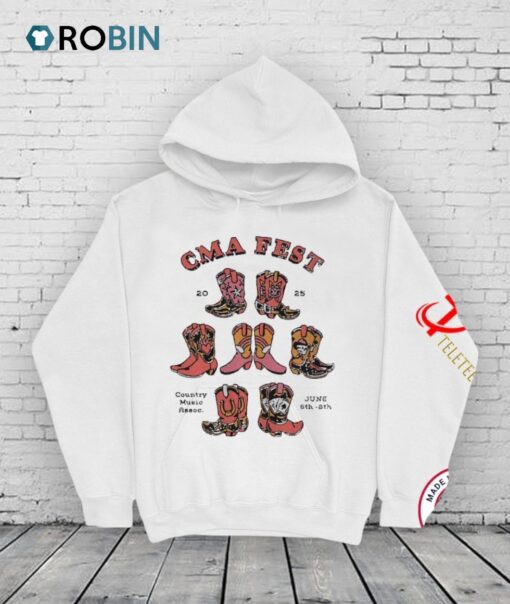 Cma Fest 2025 Country Music Assoc June 5th 8th Boots Shirt