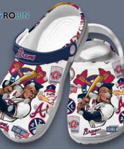 Cool Design Atlata Braves MLB Sport 3D Printed Crocs