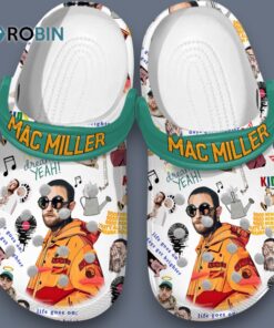 Cool Music Clogs Mac Miller Unisex Slippers, The Best Gift For Mac Miller Fans