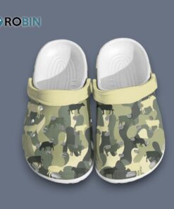 Cow camo pattern shoes Crocs Crocband Clogs Shoes For Men Women