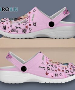Custom Name Avril Lavigne Music Skser Boi Light Pink Classic Crocs