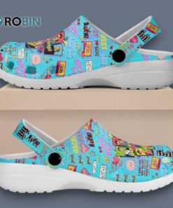 Custom Name Backstreet Boys Music Cartoon Style Blue Classic Crocs