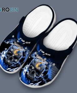 Custom Name Beauty And The Beast Gothic Skull Classic Crocs