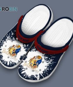 Custom Name Beauty And The Beast Splash Art Classic Crocs Custom Name Beauty And The Beast Splash Art Classic Crocs