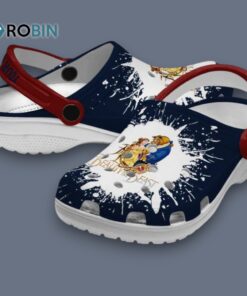 Custom Name Beauty And The Beast Splash Art Classic Crocs Custom Name Beauty And The Beast Splash Art Classic Crocs