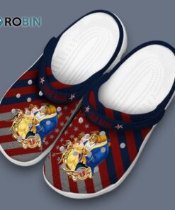 Custom Name Beauty And The Beast Star Spangled Graphic Classic Crocs