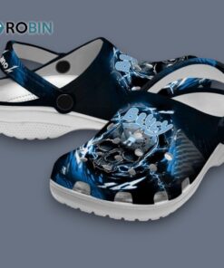 Custom Name Bluey Gothic Skull Classic Crocs