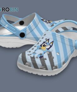 Custom Name Bluey Star spangled Graphic Classic Crocs