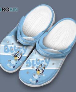 Custom Name Bluey Vibrant Dual Tone Classic Crocs