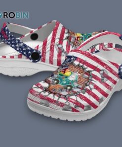 Custom Name Easter Freedom Splinter Classic Crocs